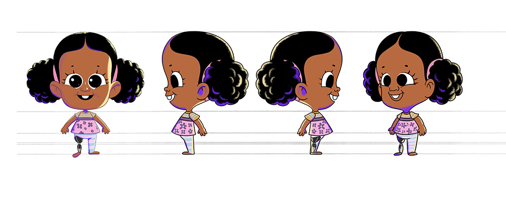Modelsheet Menina
